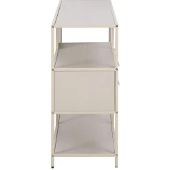 Notting Hill Bokhylla med 2 Lådor 78x114x35 cm Grå