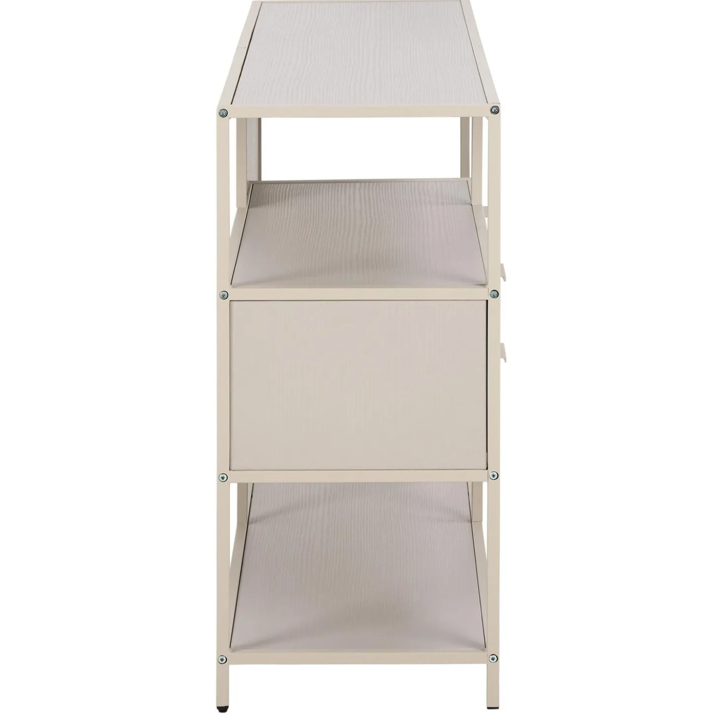 Notting Hill Bokhylla med 2 Lådor 78x114x35 cm Grå