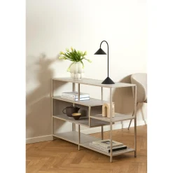 Notting Hill Bokhylla 78x114x35 cm Grå