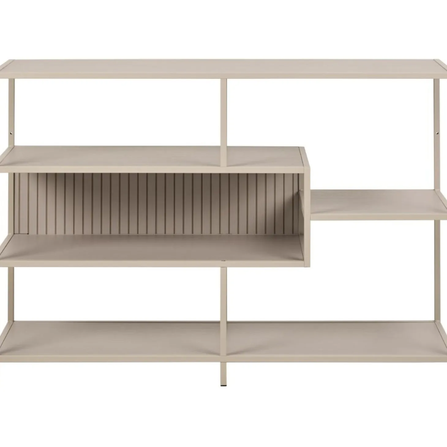 Notting Hill Bokhylla 78x114x35 cm Grå