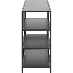 Notting Hill Bokhylla 78x114x35 cm Svart Ask