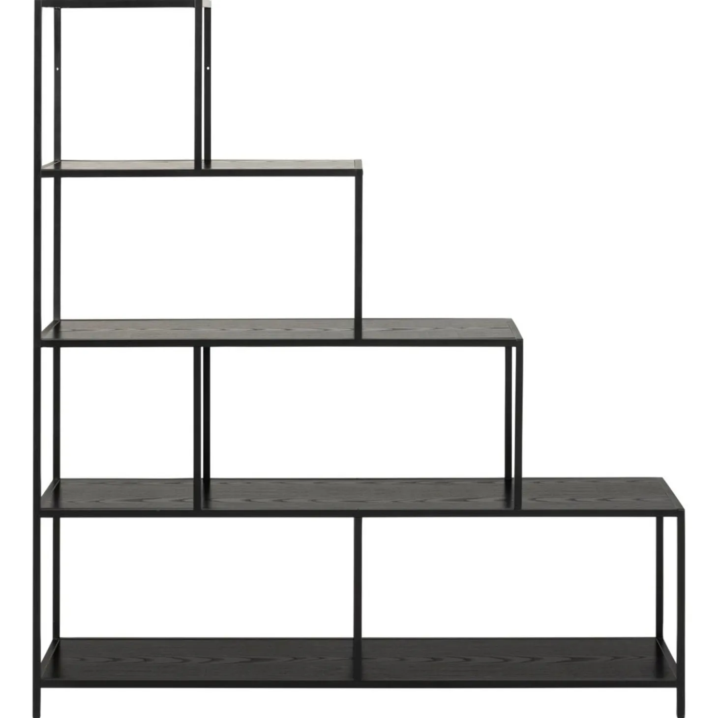 Notting Hill Bokhylla 150x135x35 cm Svart Ask