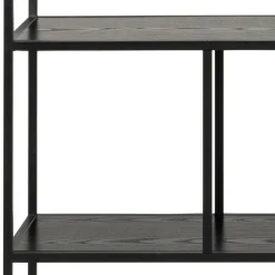 Notting Hill Bokhylla 150x135x35 cm Svart Ask