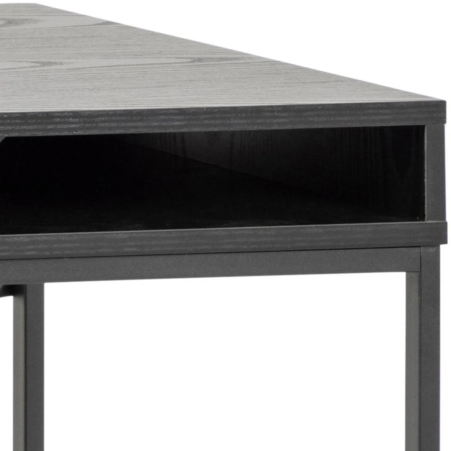 Notting Hill Skrivbord 110x45 cm Svart Ask