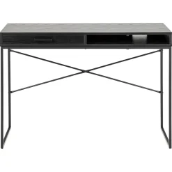 Notting Hill Skrivbord 110x45 cm Svart Ask