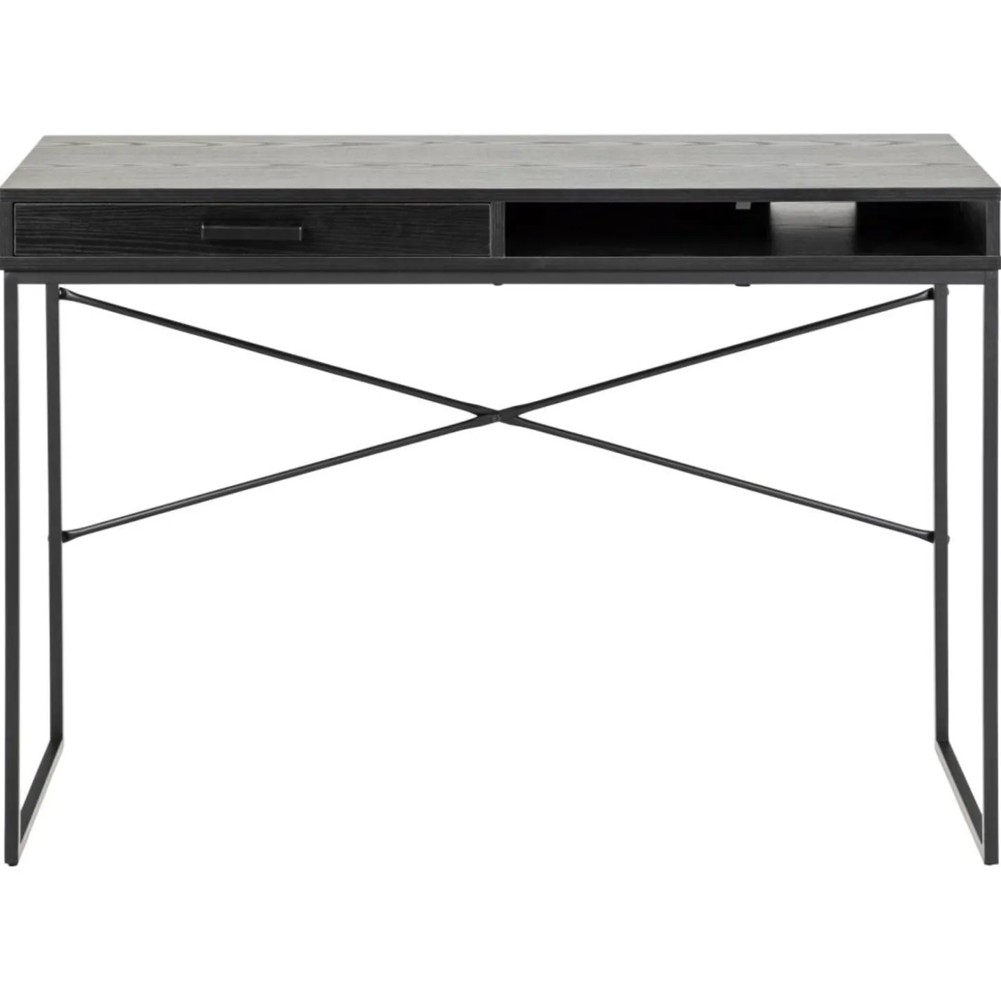 Notting Hill Skrivbord 110x45 cm Svart Ask