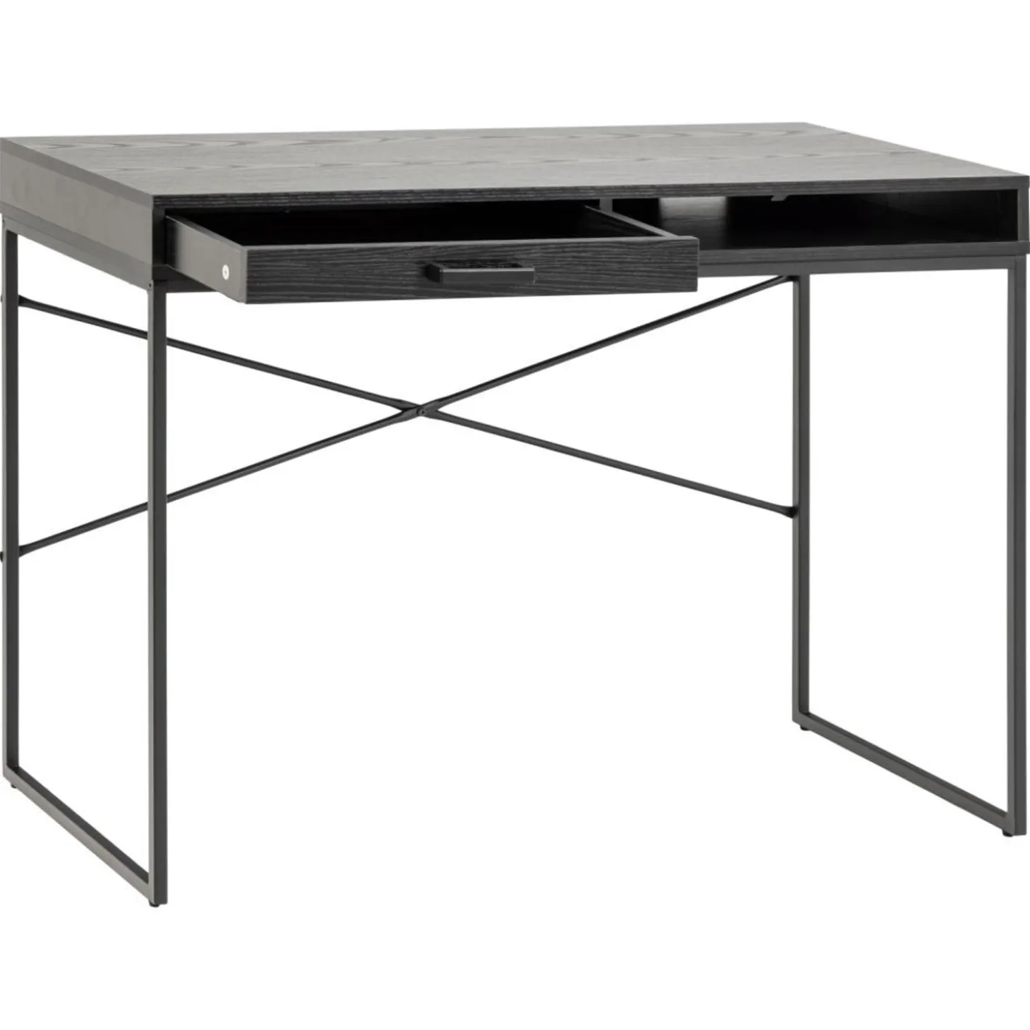 Notting Hill Skrivbord 110x45 cm Svart Ask