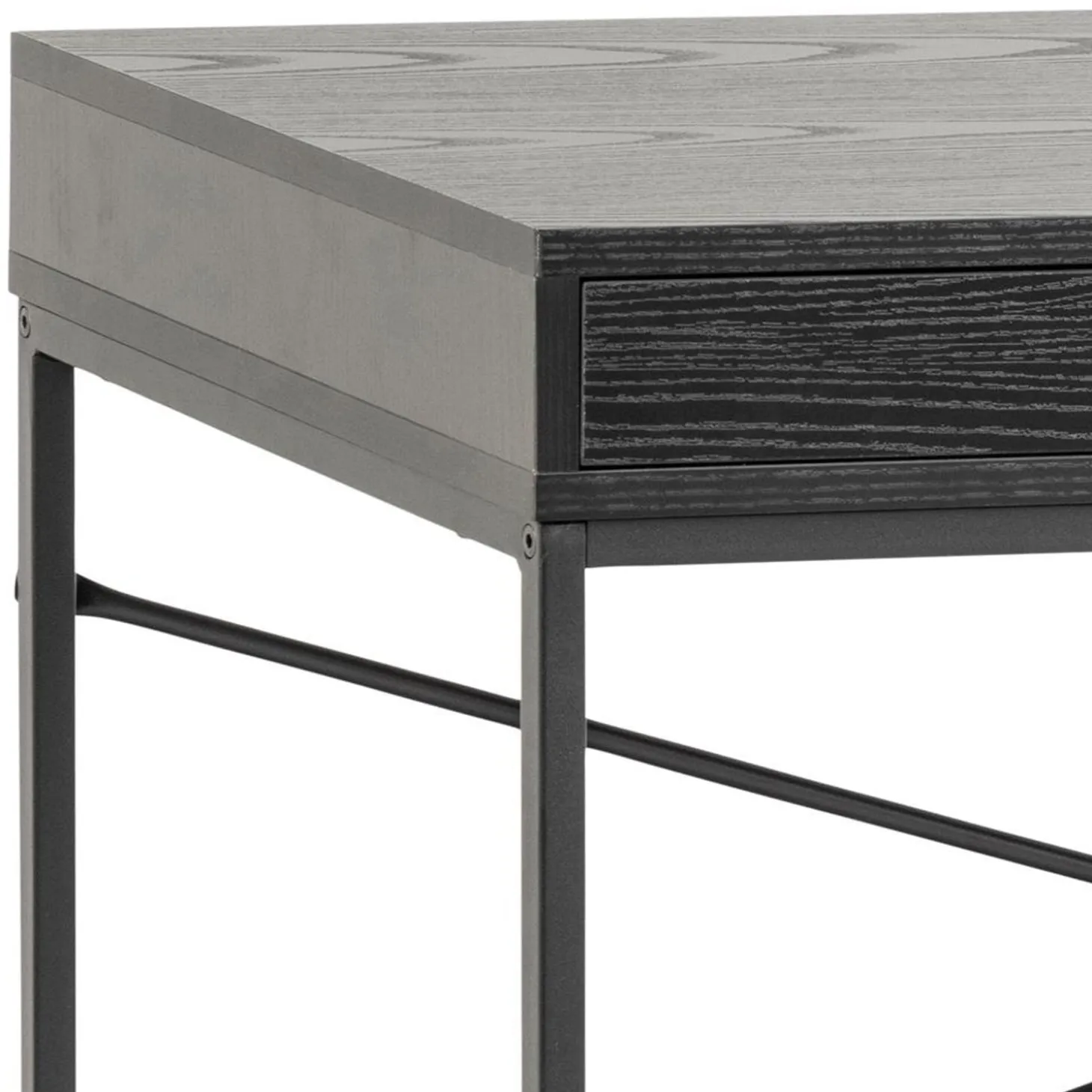 Notting Hill Skrivbord 110x45 cm Svart Ask