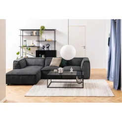 Notting Hill Soffbord 110x60 cm Svart Ask