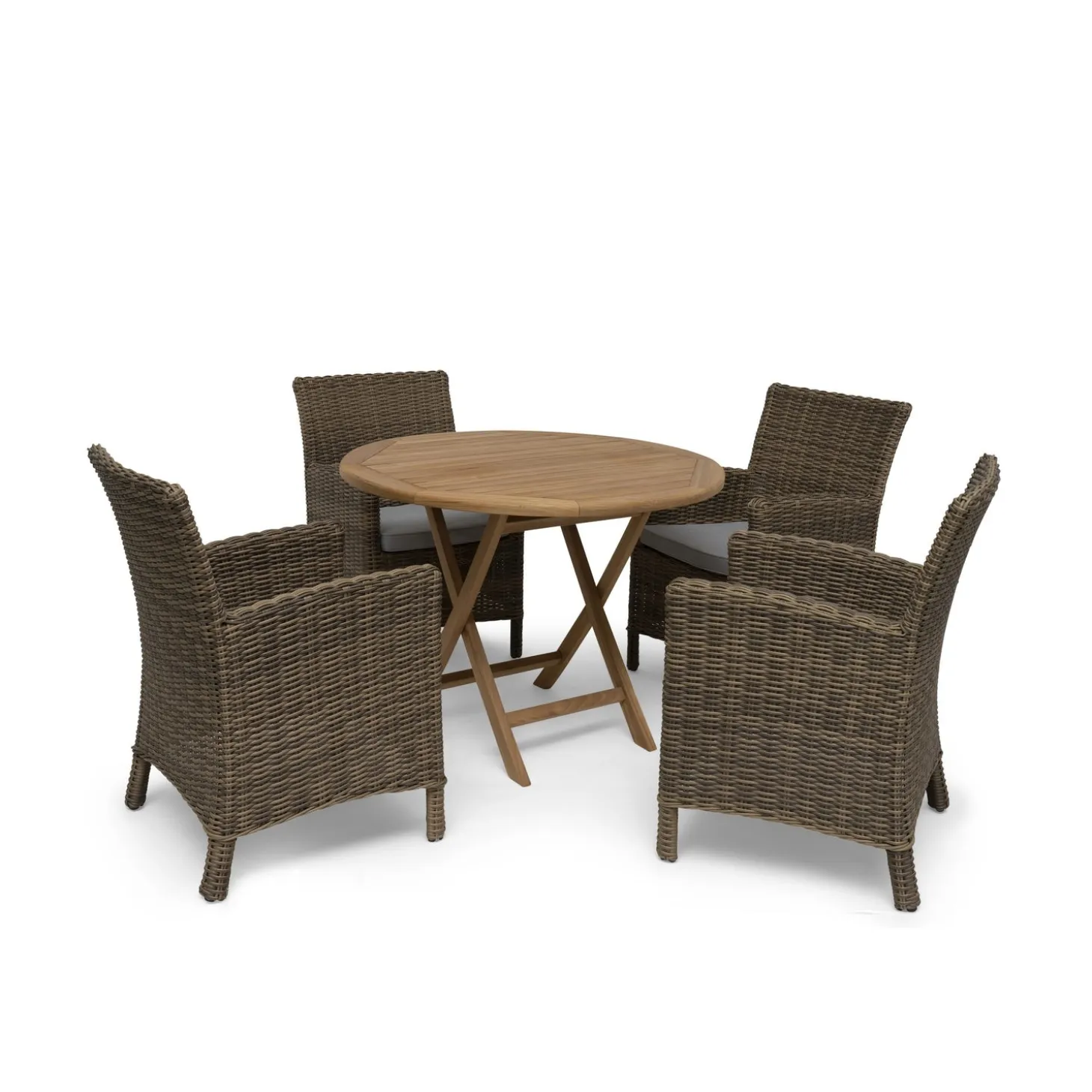 Nova Utebord Ø100 cm Brun
