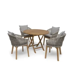 Nova Utebord Ø100 cm Brun