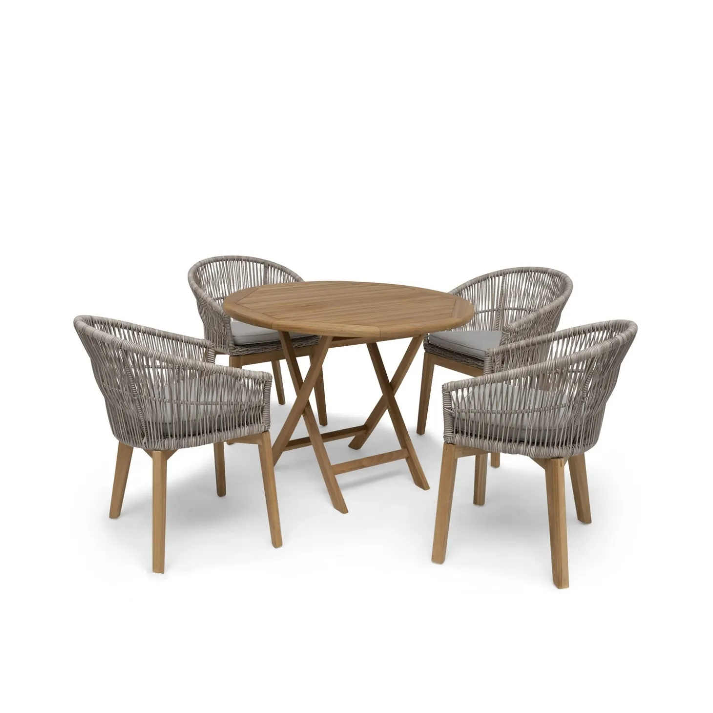 Nova Utebord Ø100 cm Brun