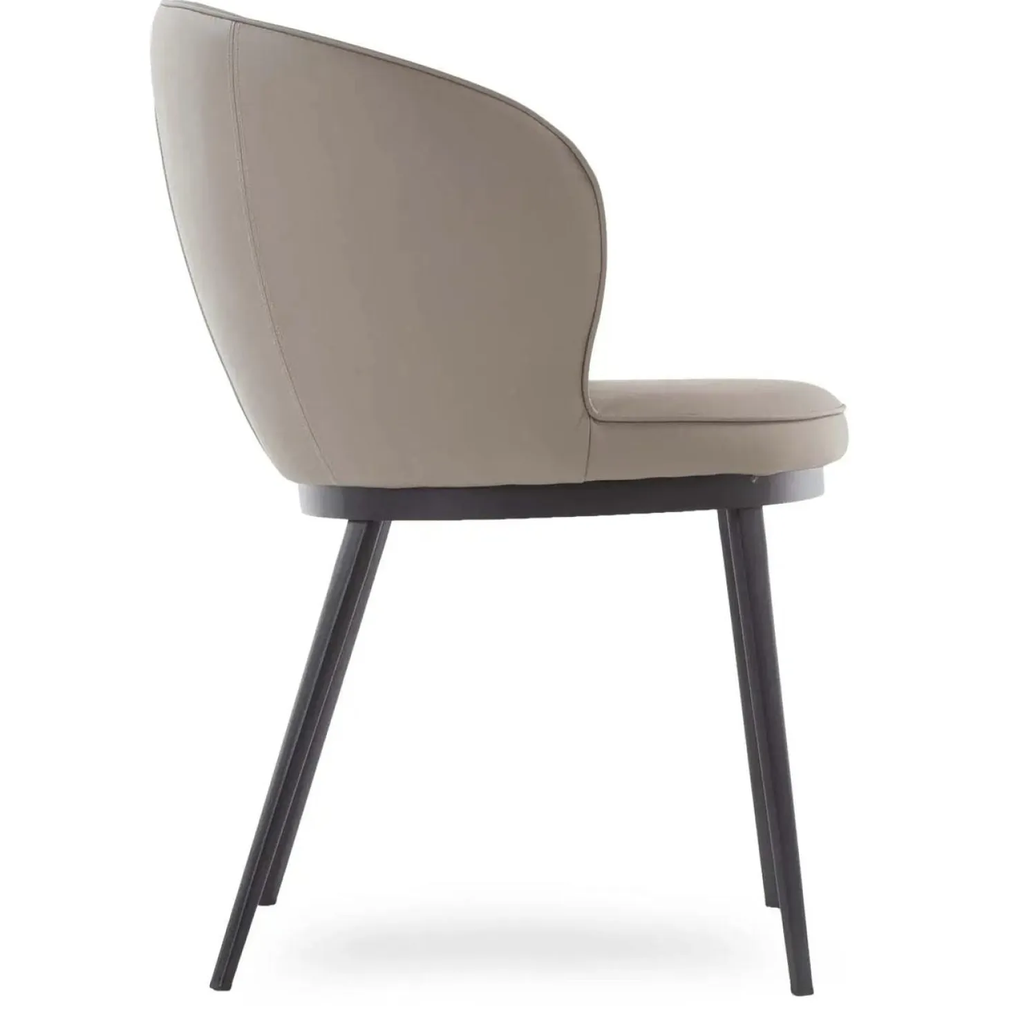 Novella Karmstol Konstläder Taupe