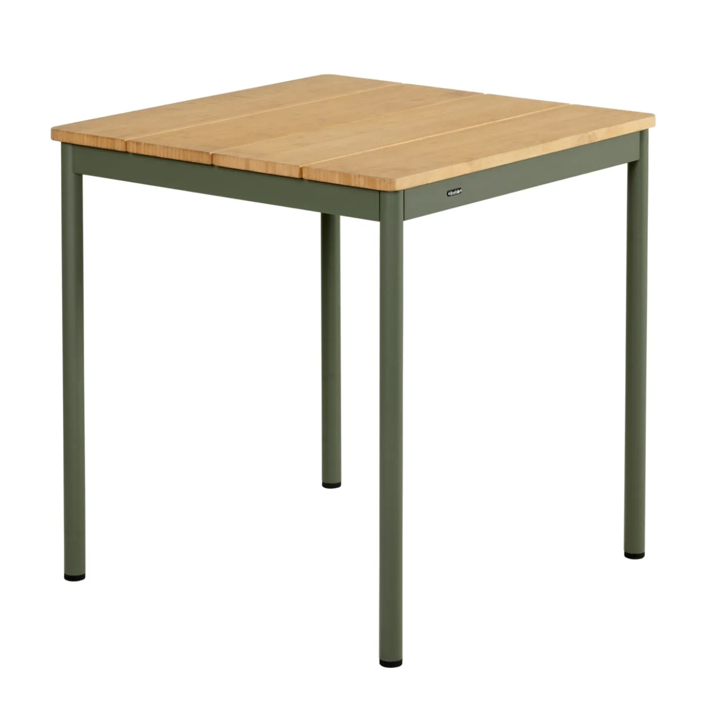 Nox Cafébord Nordic Green/Bambu, 69x69 cm