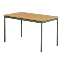 Nox Cafébord Nordic Green/Bambu, 125x70 cm