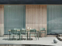 Nox Matgrupp 240x90 cm ink 6st Delia Karmstolar Dusty Green
