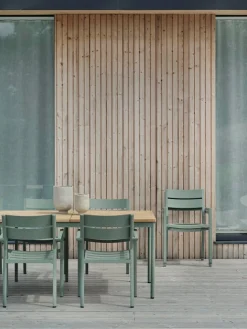 Nox Matgrupp 240x90 cm ink 6st Innes Karmstolar Dusty Green