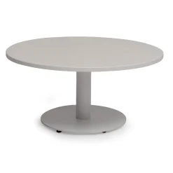Näsby Utesoffbord Ø80 cm Vit