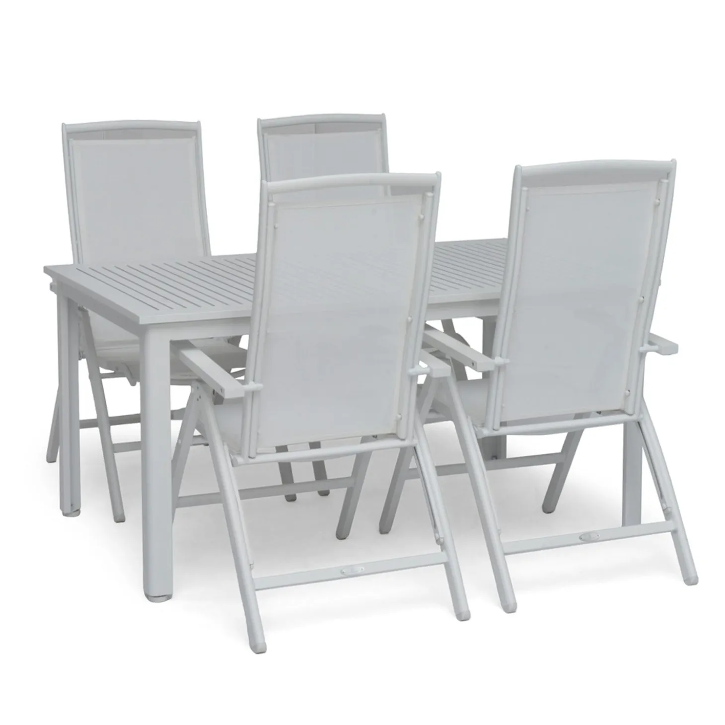 Nydala Utebord 96x150/200 cm Vit