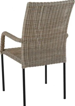 Nypon Karmstol Beige/Svart