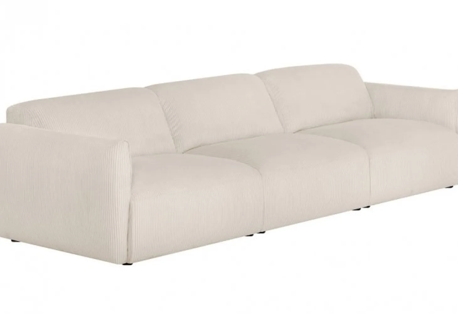 Oden 4-sits soffa Set 3 Lincoln Creme