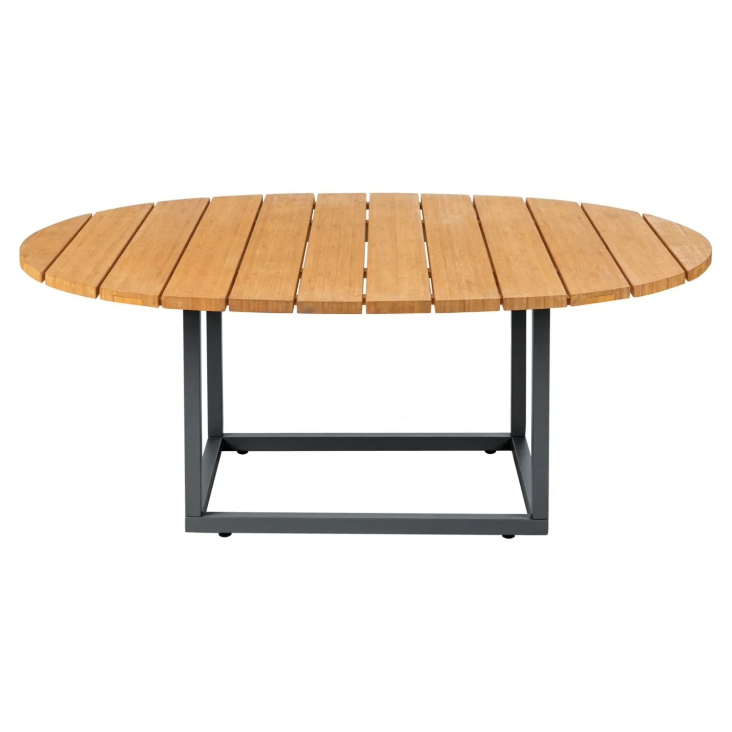 Olive Soffbord 110x80 cm Antracit/Bambu