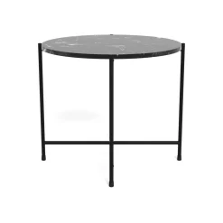 Opera Sidobord 52cm Svart Marmor