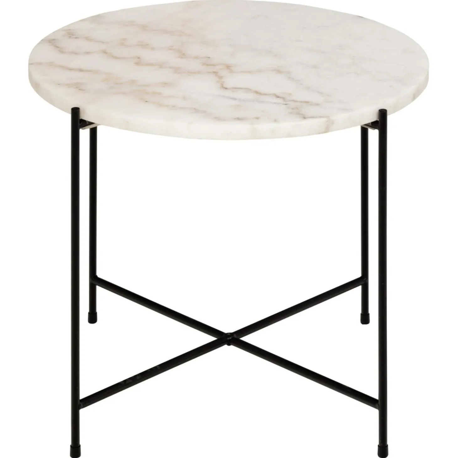 Opera Sidobord 52 cm Vit marmor