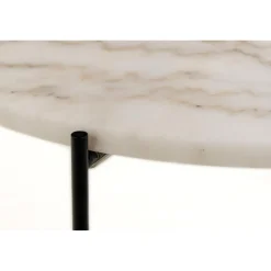 Opera Sidobord 52 cm Vit marmor
