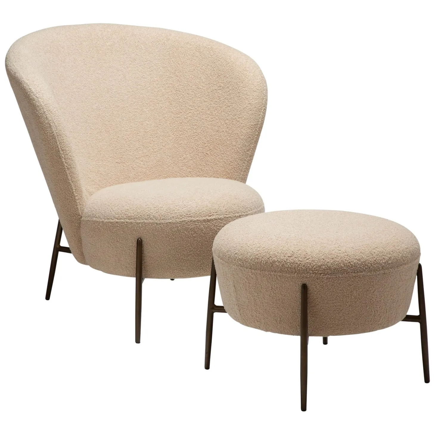 Orbit Loungefåtölj Frosted Almond