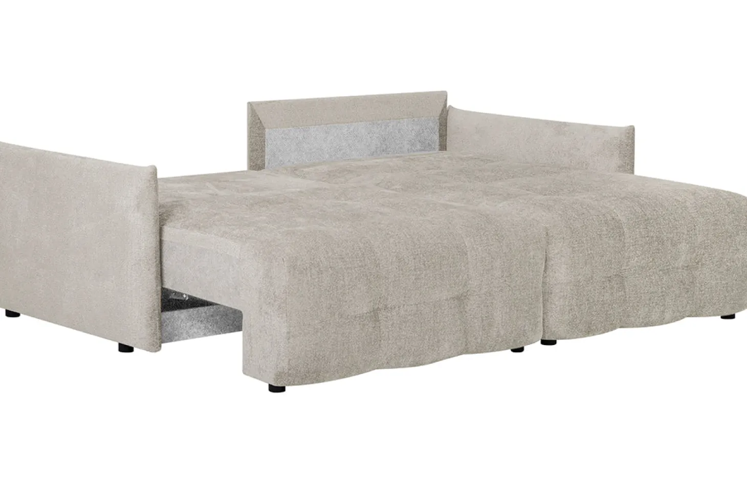 Ossian 3-sits Bäddsoffa utan armstöd Genesis Light Grey