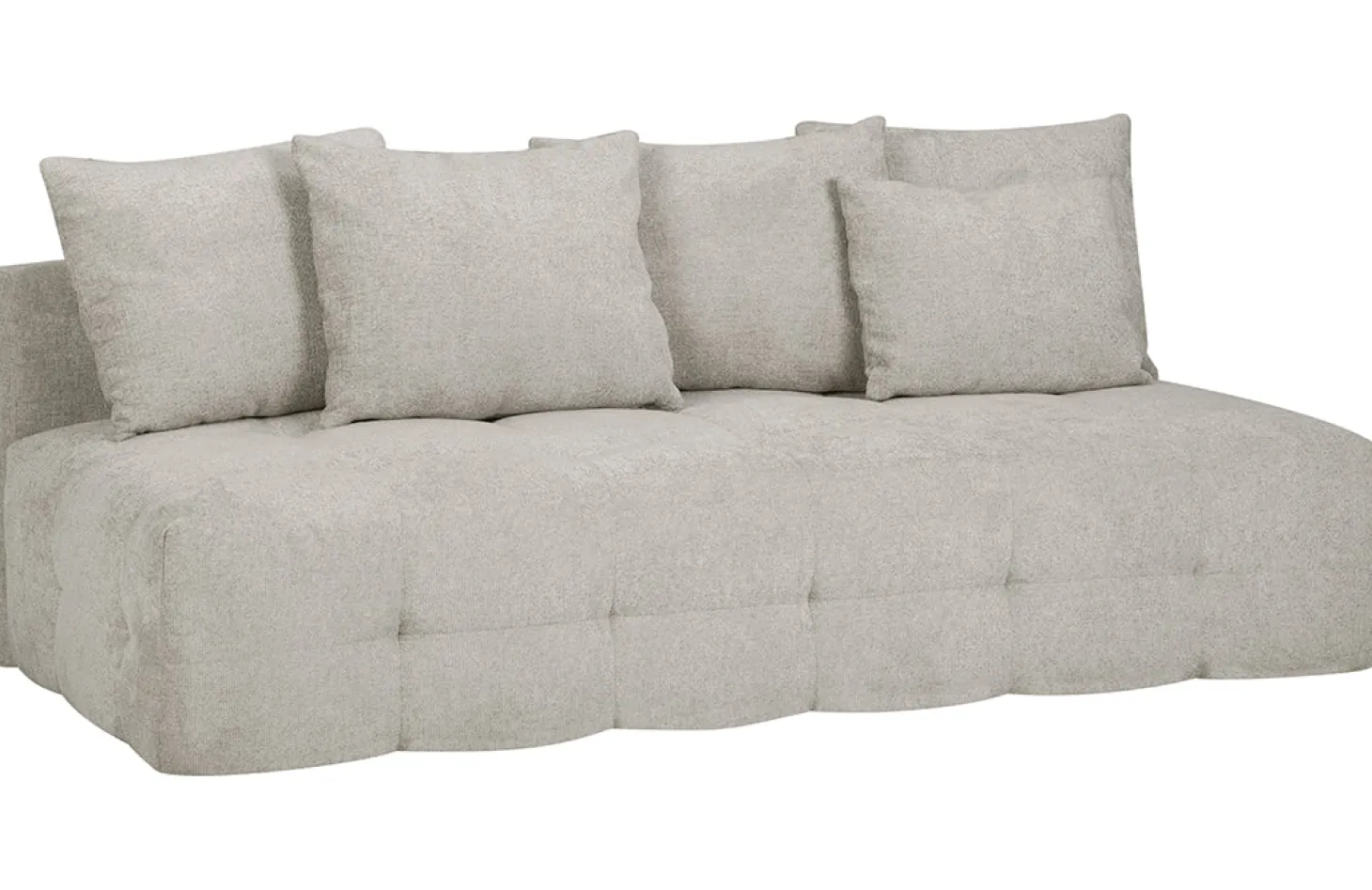 Ossian 3-sits Bäddsoffa utan armstöd Genesis Light Grey