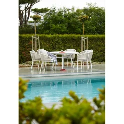 Oxhult Utebord Ø145 cm Vit