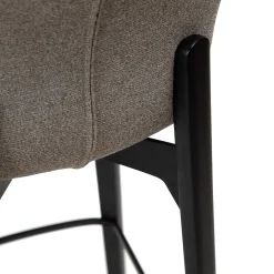 Paragon Barstol Pebble Earth Bouclé, Black 75 cm