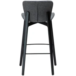 Paragon Barstol Pebble Grey Bouclé, Black 75 cm