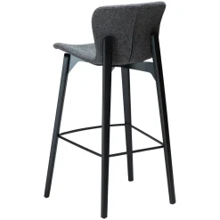 Paragon Barstol Pebble Grey Bouclé, Black 75 cm