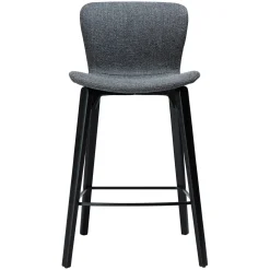 Paragon Barstol Pebble Grey Bouclé, Black 68 cm