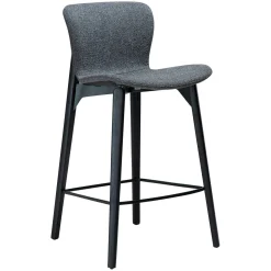 Paragon Barstol Pebble Grey Bouclé, Black 68 cm