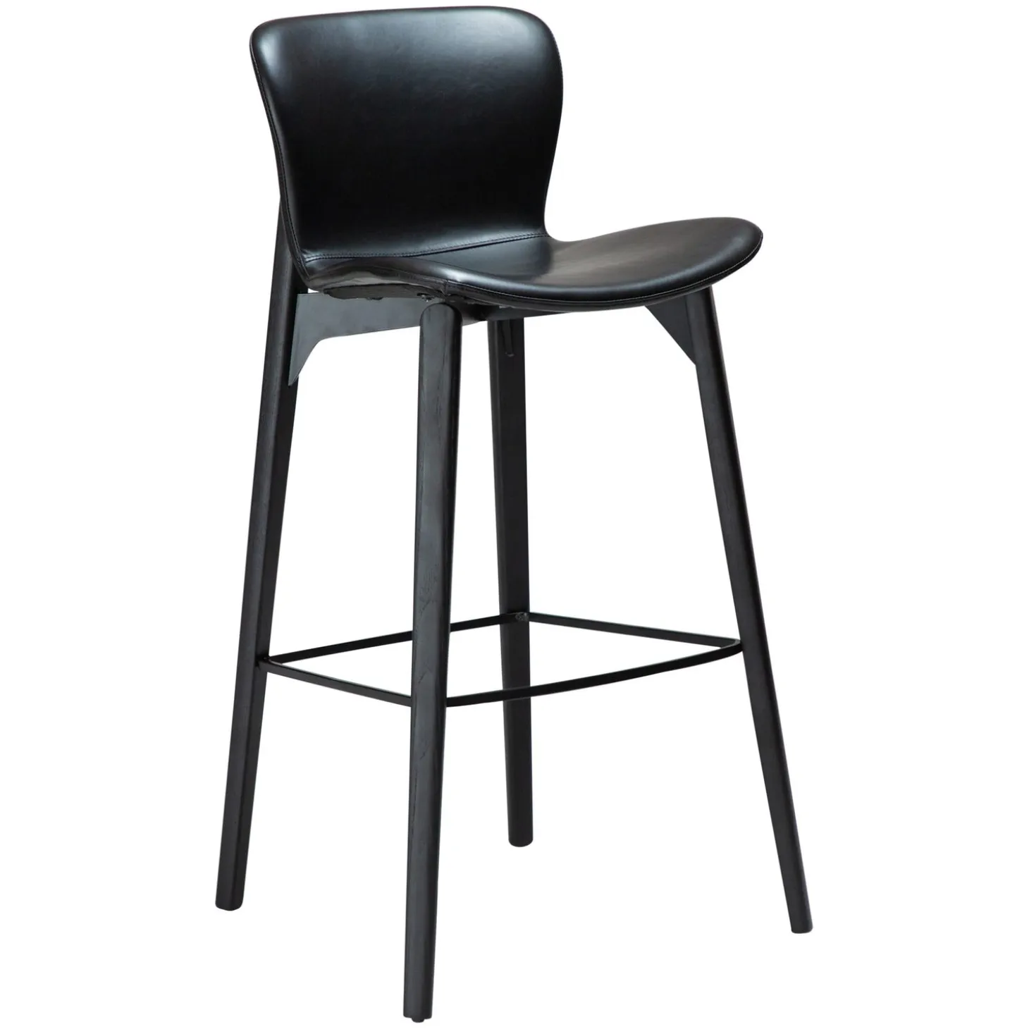 Paragon Barstol Vintage Black Art.Leather 75 cm