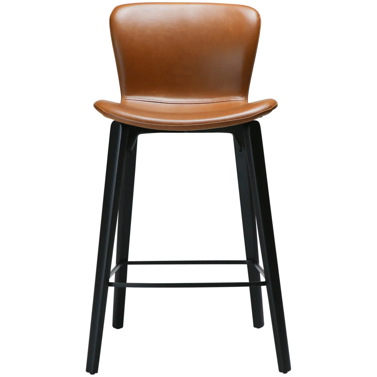 Paragon Barstol Vintage Light Brown Art.Leather, Black 68 cm