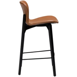 Paragon Barstol Vintage Light Brown Art.Leather, Black 68 cm