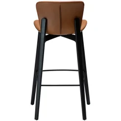 Paragon Barstol Vintage Light Brown Art.Leather, Black 75 cm