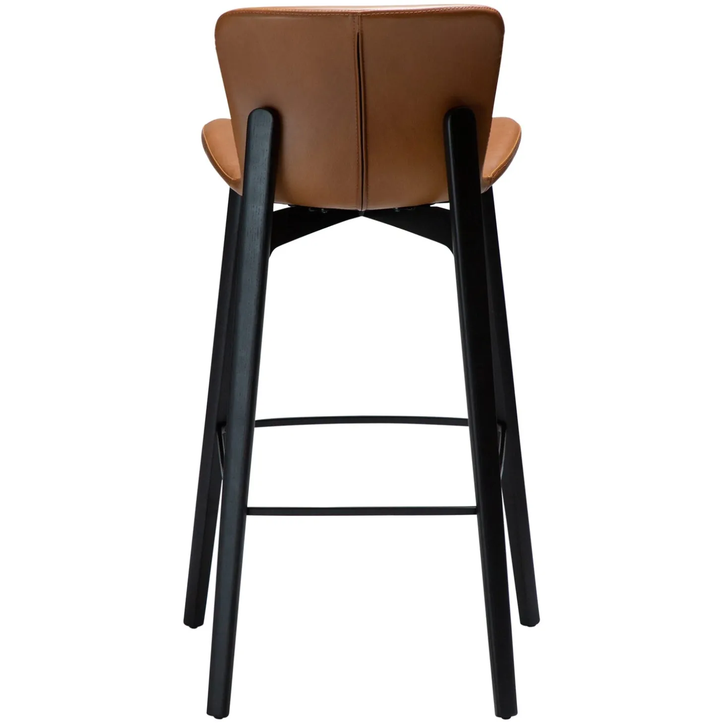 Paragon Barstol Vintage Light Brown Art.Leather, Black 75 cm