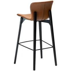 Paragon Barstol Vintage Light Brown Art.Leather, Black 75 cm