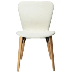Paragon Stol Bone White bouclé, Oak