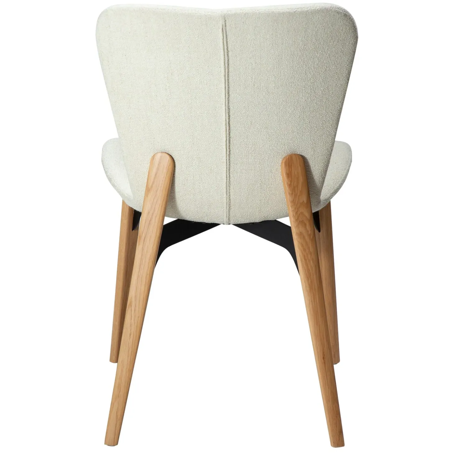 Paragon Stol Bone White bouclé, Oak