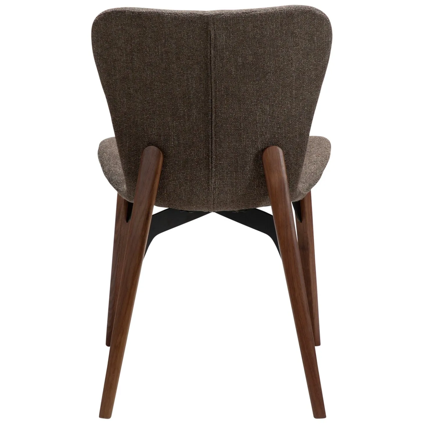 Paragon Stol Major Brown Bouclé, Walnut