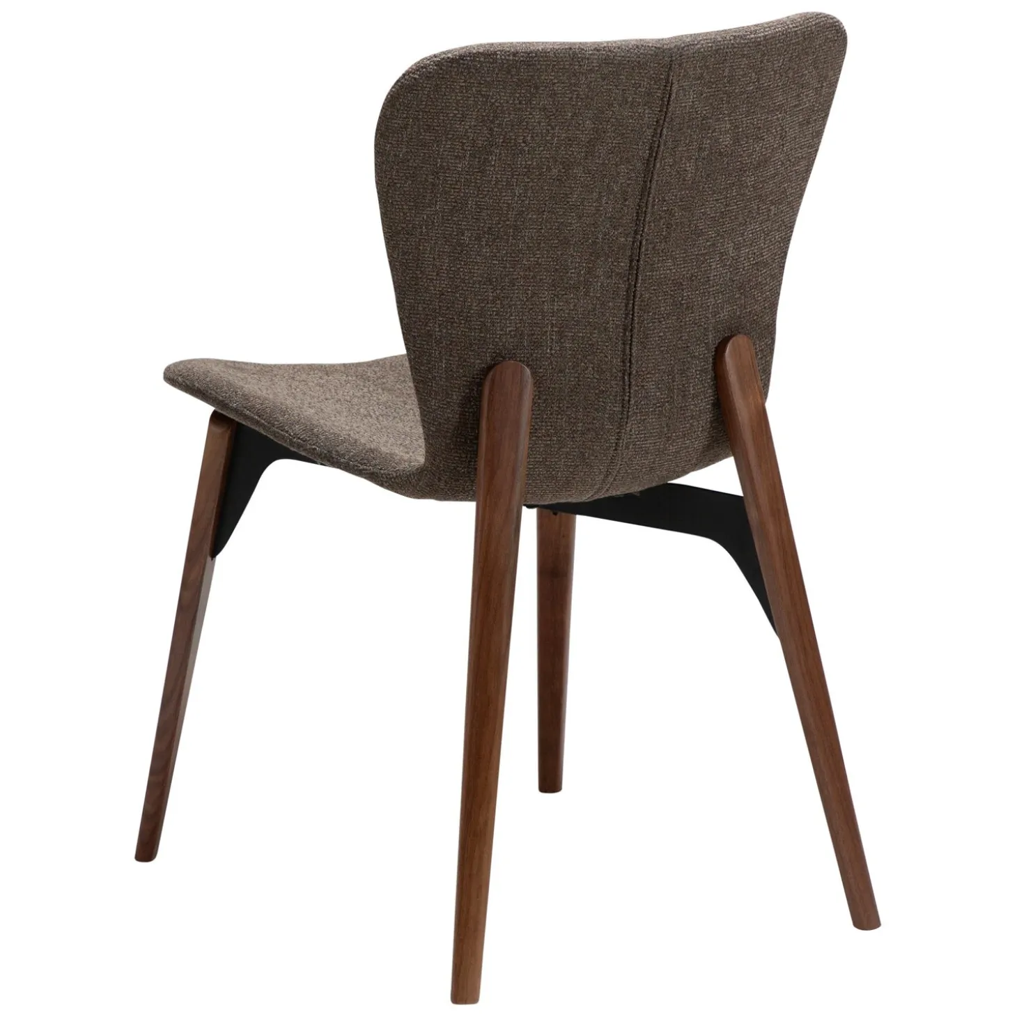 Paragon Stol Major Brown Bouclé, Walnut
