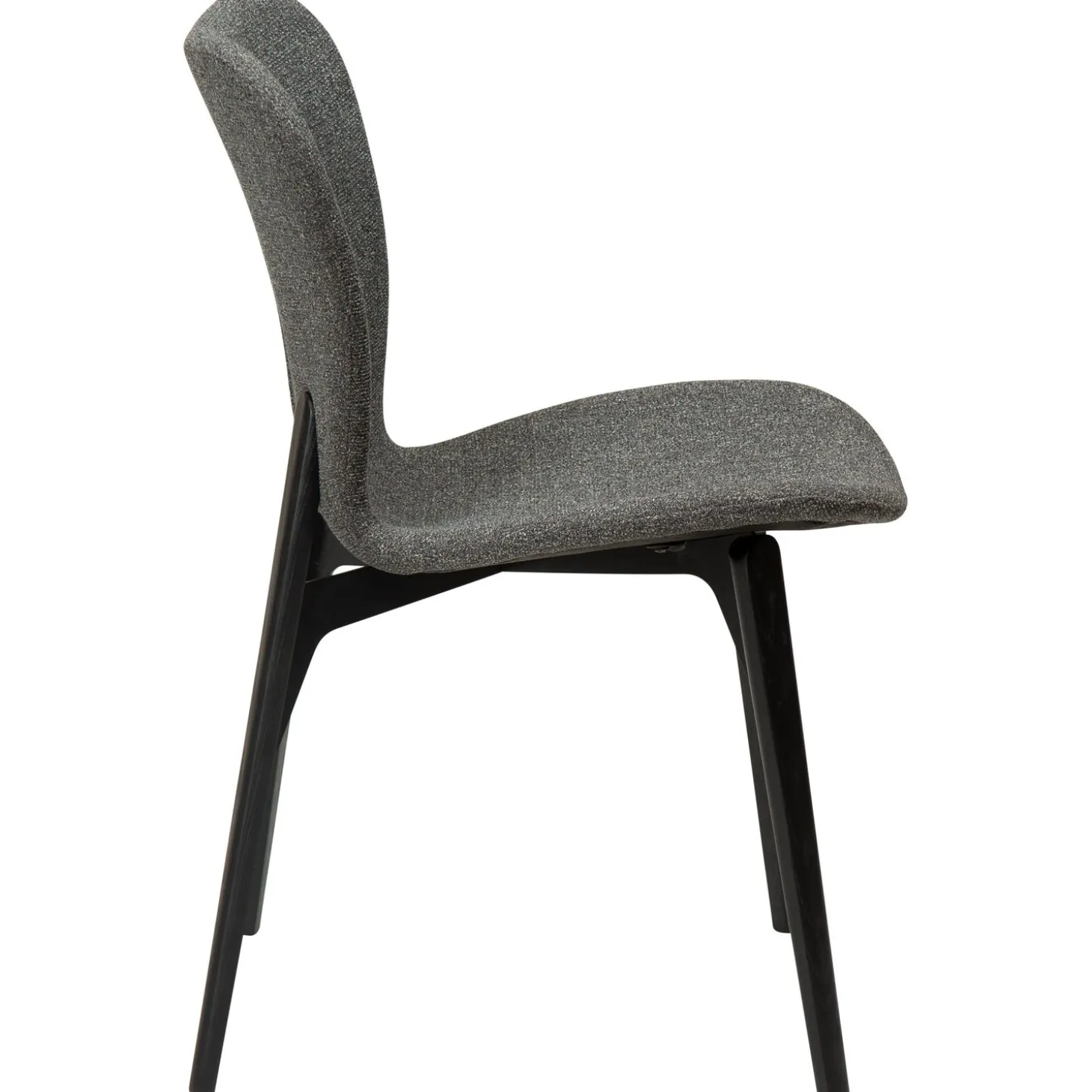 Paragon Stol Pebble Grey Bouclé, Black Ash
