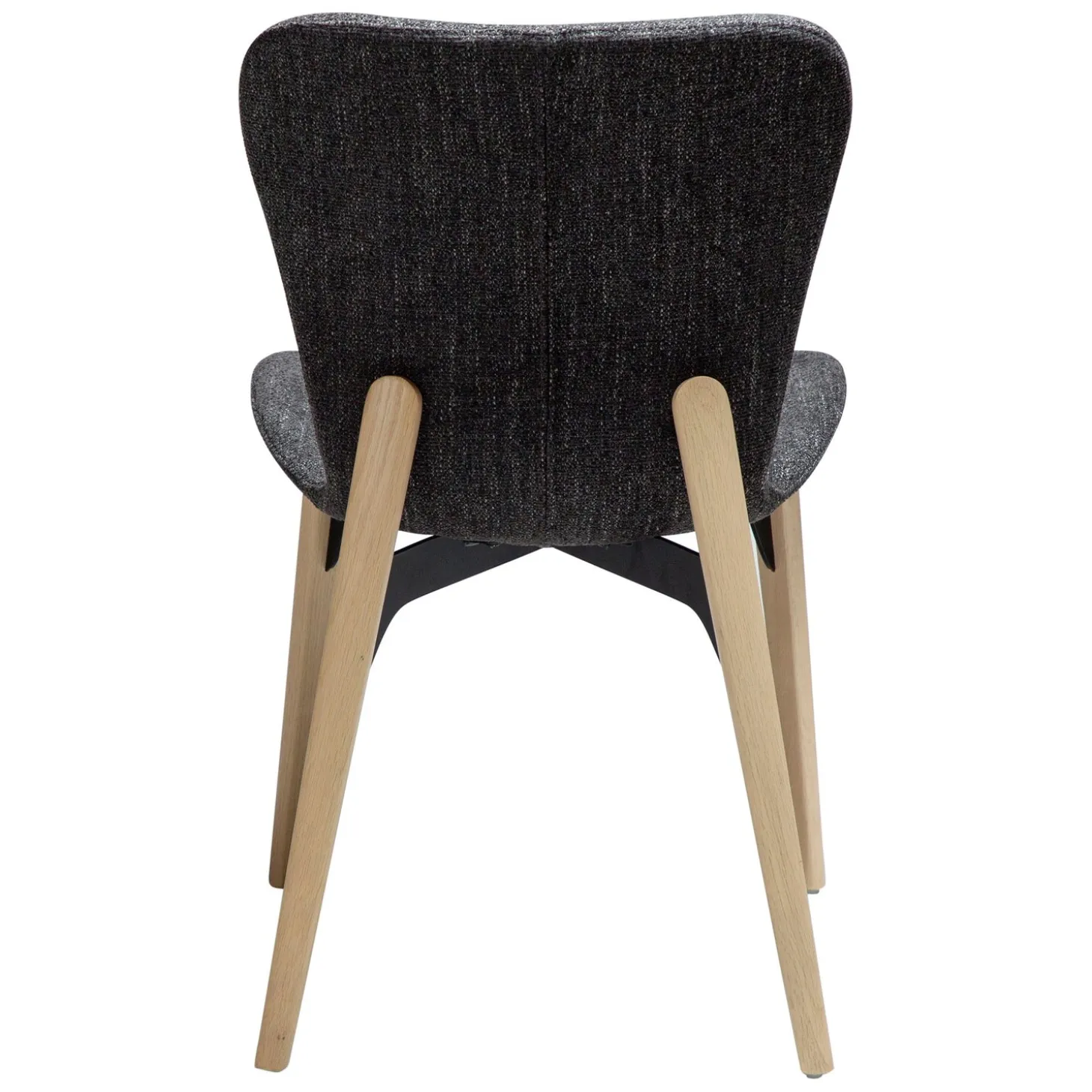 Paragon Stol Raven Black bouclé, Light Oak